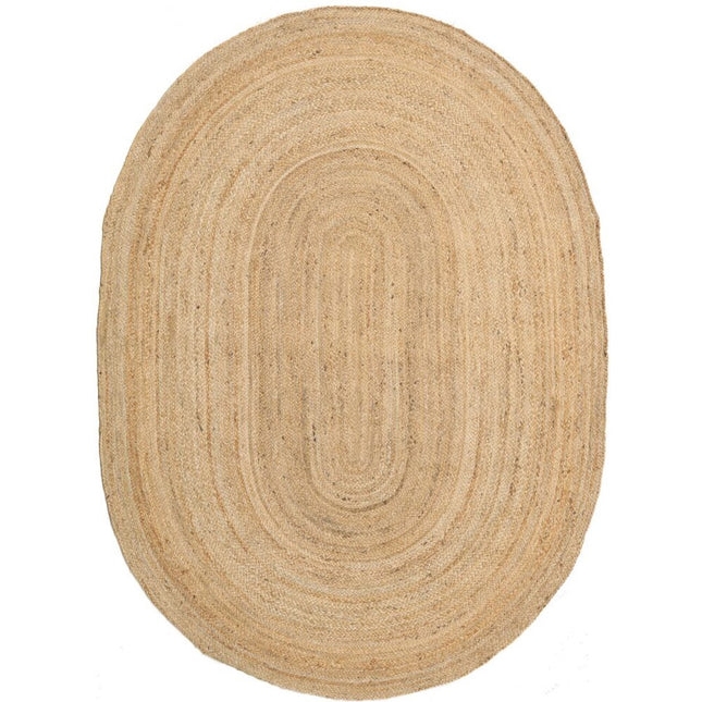 Jute Vloerkleed Ovaal naturel