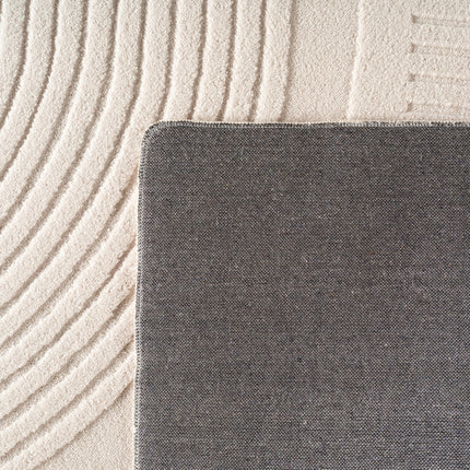 Vloerkleed Scandinavisch Wit hoog/laag Rosa