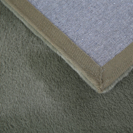 Hoogpolig vloerkleed Extra Zacht Fluffy - Groen