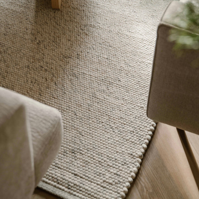 Wollen vloerkleed Beige/gemeleerd Gotland