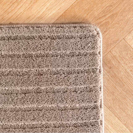 Vloerkleed Scandinavisch taupe hoog/laag Rosa