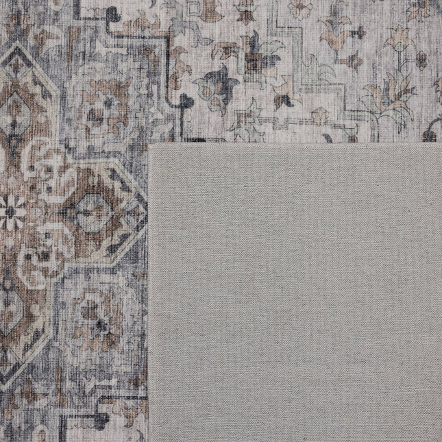 Vintage Loper Vloerkleed Beige/blauw Luca 80x250cm