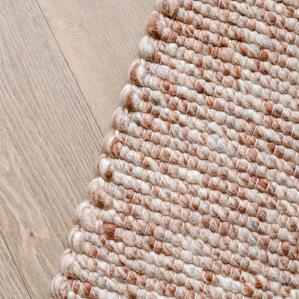 Wollen vloerkleed Roest multi Gotland