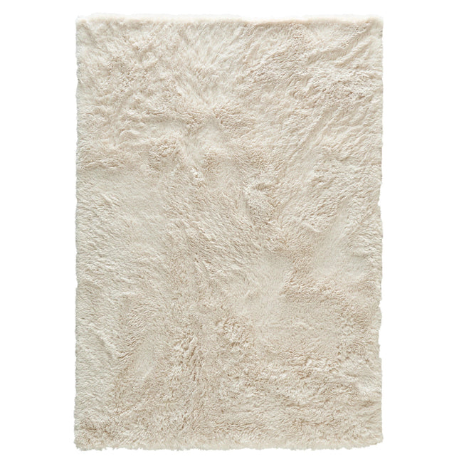 Hoogpolig vloerkleed Beige/wit Nesto