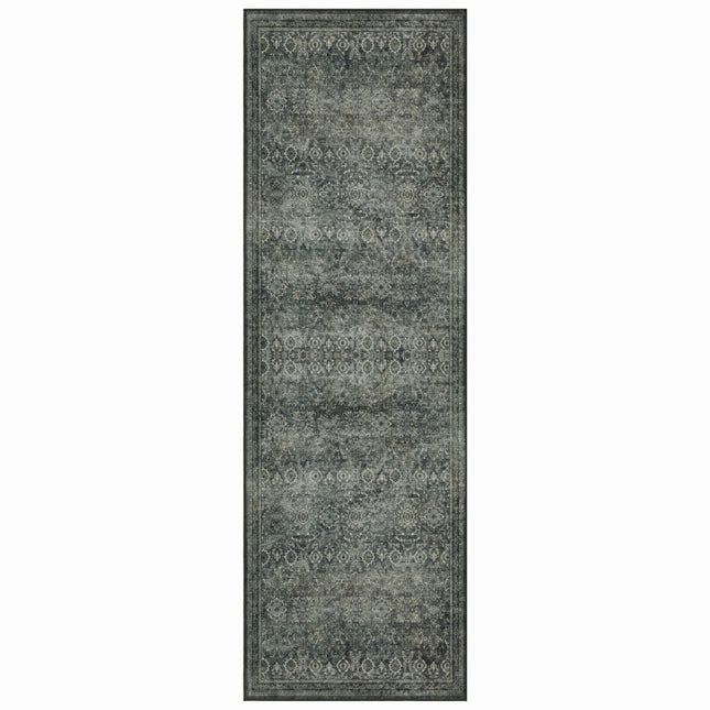 Vintage Loper Vloerkleed Groen Elio 80x250cm