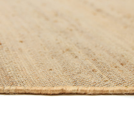 Jute vloerkleed Edge deens ovaal