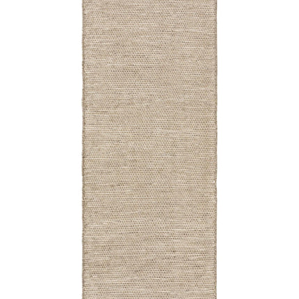 Wollen Loper vloerkleed Taupe Mave