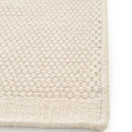 Wollen vloerkleed Wit Mave