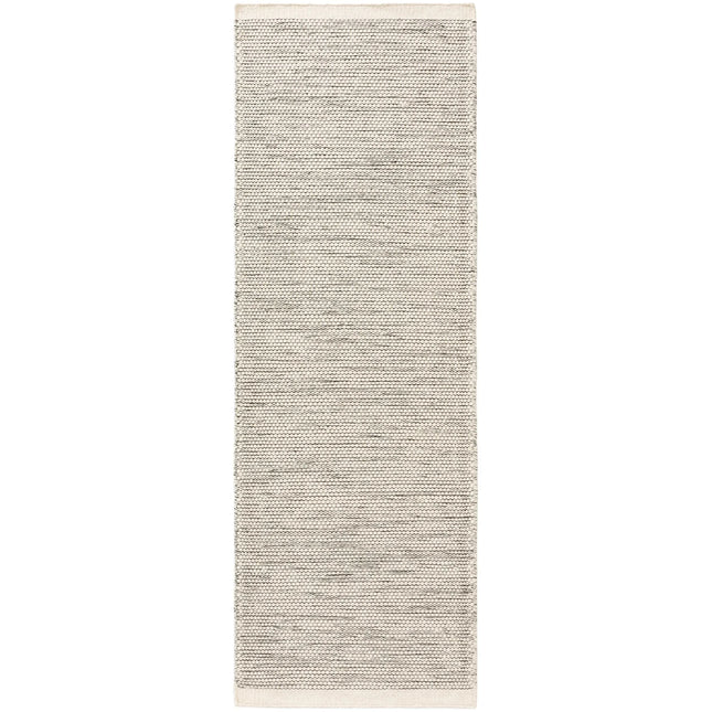 Wollen Loper vloerkleed Beige/wit Mave