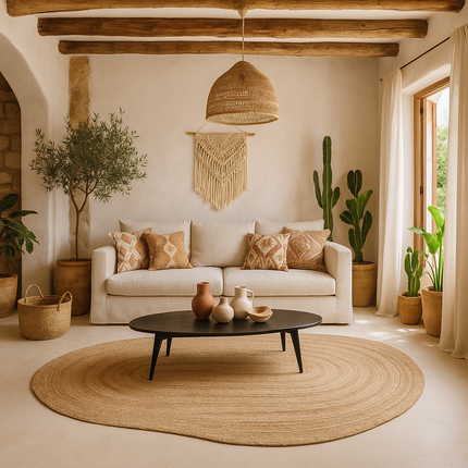 Organisch Jute Vloerkleed limited edition