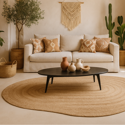 Organisch Jute Vloerkleed limited edition