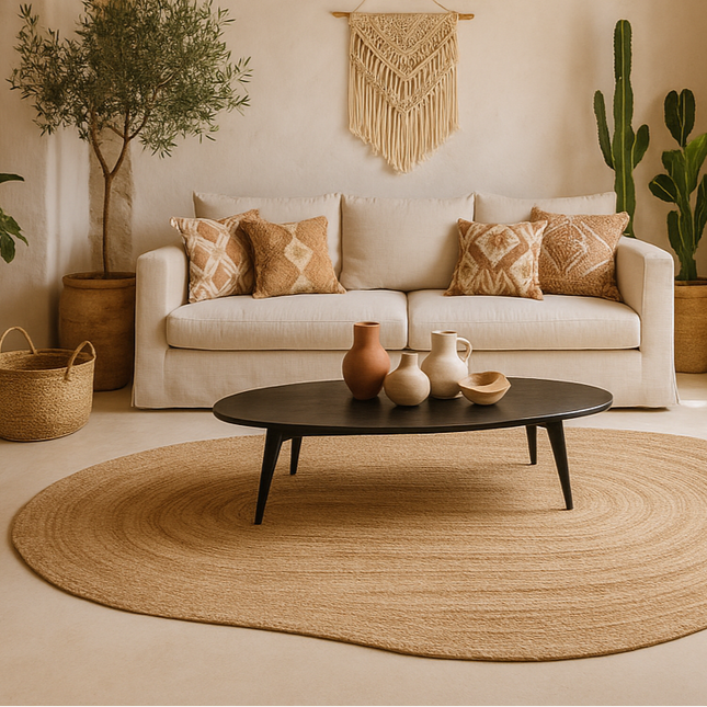 Organisch Jute Vloerkleed limited edition