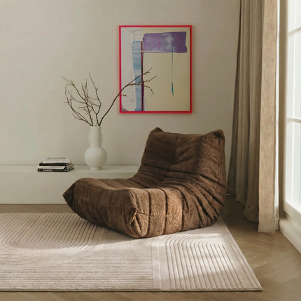 Vloerkleed Scandinavisch Wit hoog/laag Rosa