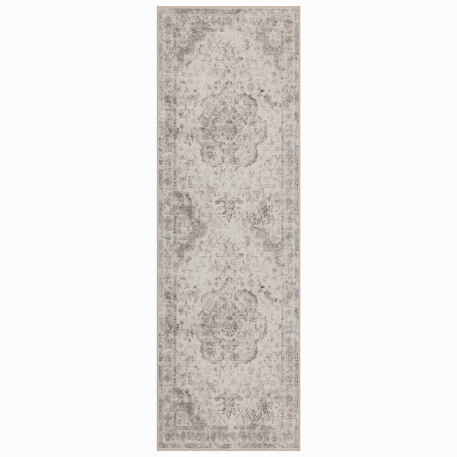 Vintage Loper Vloerkleed Beige Mason 80x250cm
