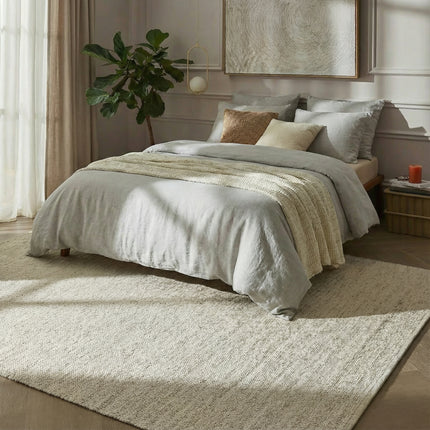 Wollen vloerkleed Beige/gemeleerd Gotland